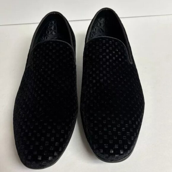Steve Madden Men’s Lemer, Black Slip-On Shoes, Size 12 M